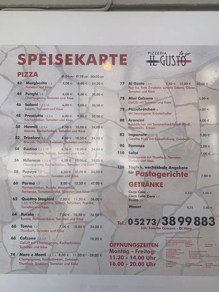 Menu_Il Gusto_Beverungen_imagen_1