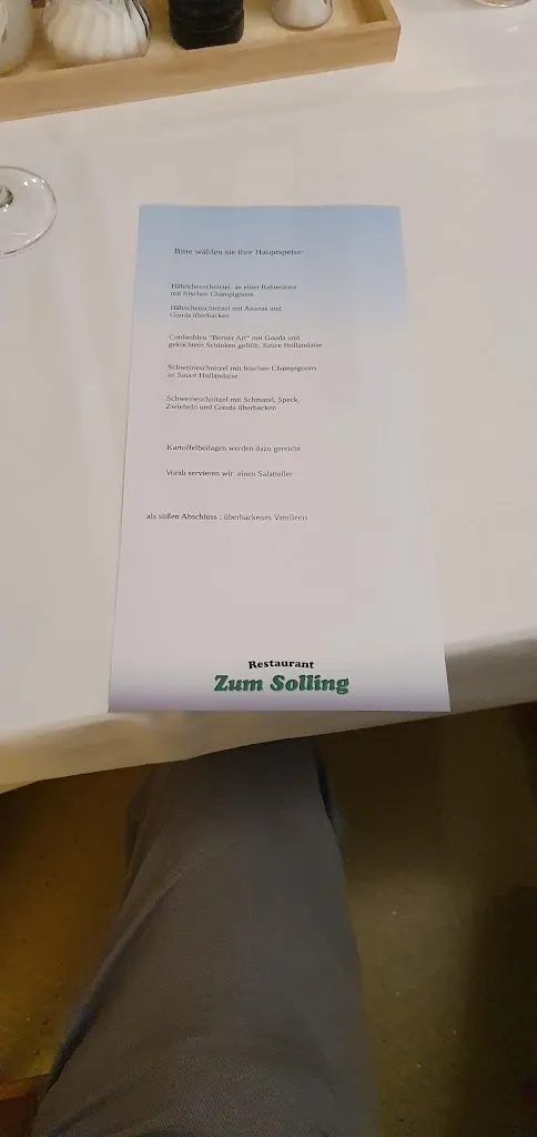 Menu_Restaurant Zum Solling_Lauenförde_immagine_1