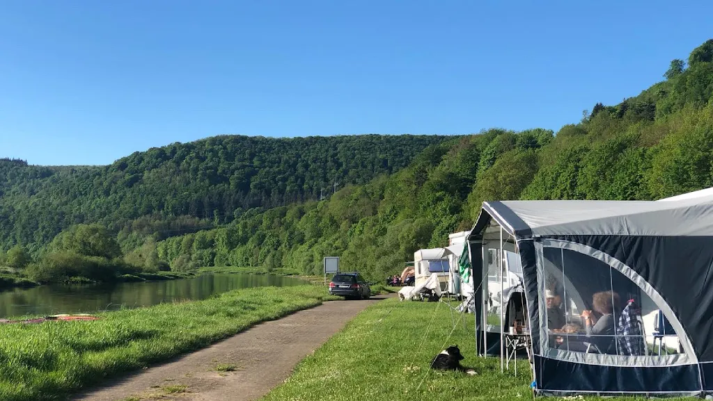 Camping am Bootshaus restaurant in Beverungen