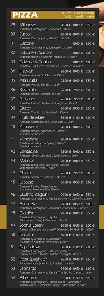 Menu_Ronny´s Pizzeria La Casa_Beverungen_image_1