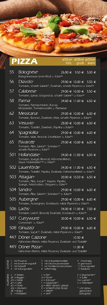 Menu_Ronny´s Pizzeria La Casa_Beverungen_image_3