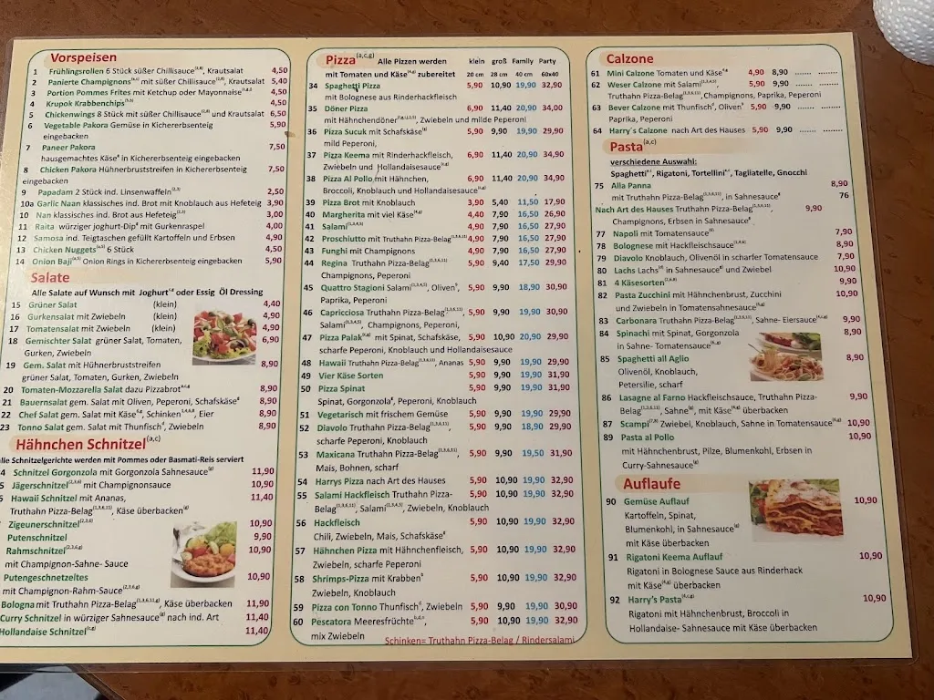 Menu_Harrys Pizza Service_Beverungen_immagine_2