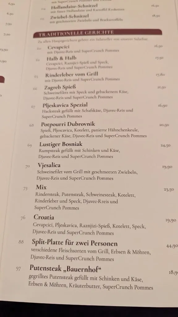 Menu_Restaurant Steakhaus Split_Billerbeck_immagine_2