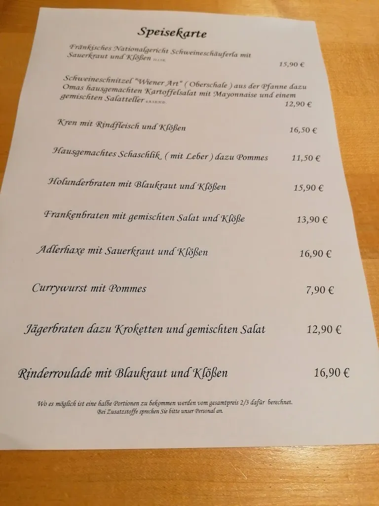 Menu_Gaststätte Achhörnla_Forchheim_image_1
