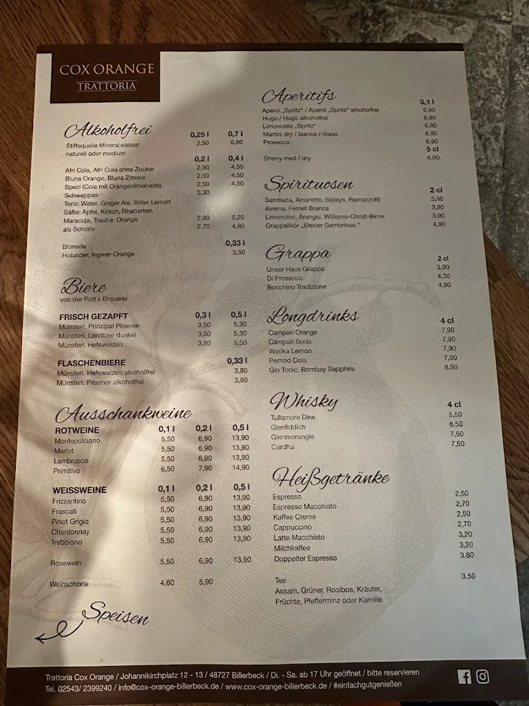 Menu_Trattoria Cox Orange_Billerbeck_image_2