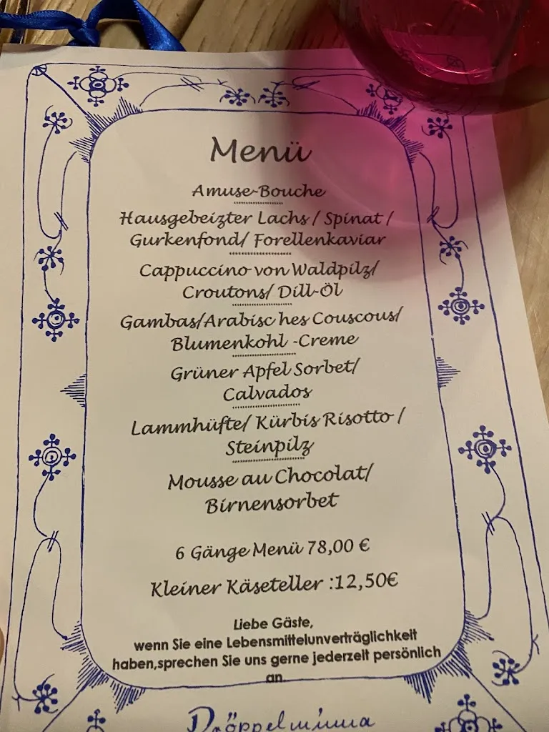 Menu_Restaurant Dröppelminna Schramm - Bergisch Gladbach_Gladbach_image_1