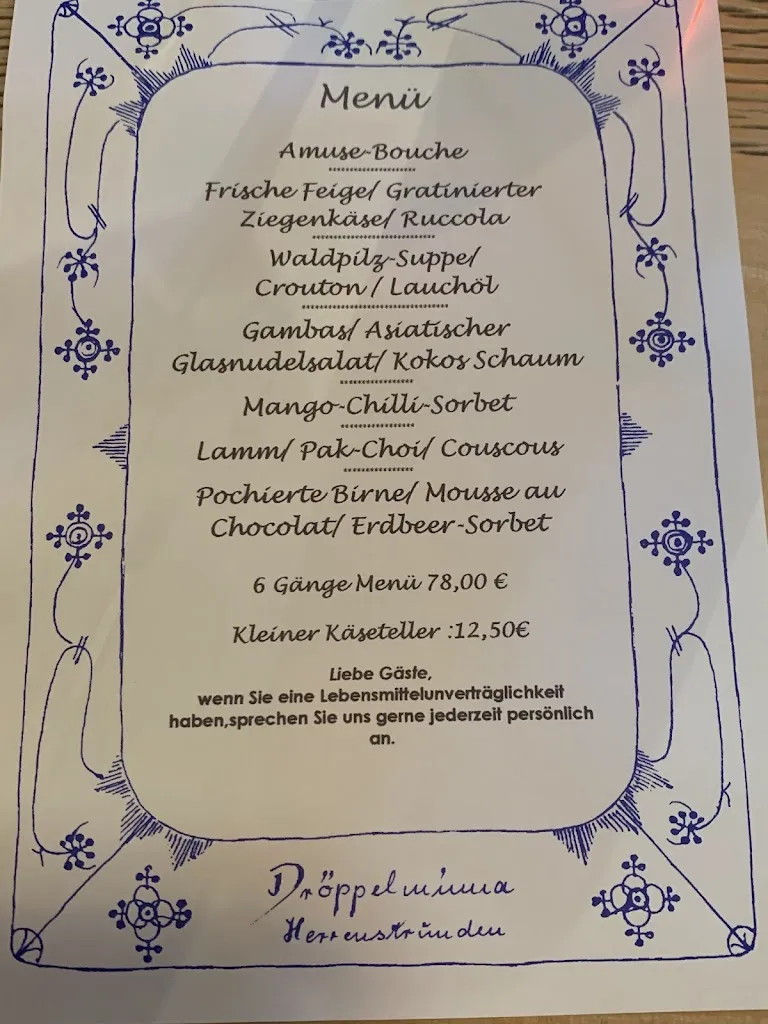 Menu_Restaurant Dröppelminna Schramm - Bergisch Gladbach_Gladbach_image_3