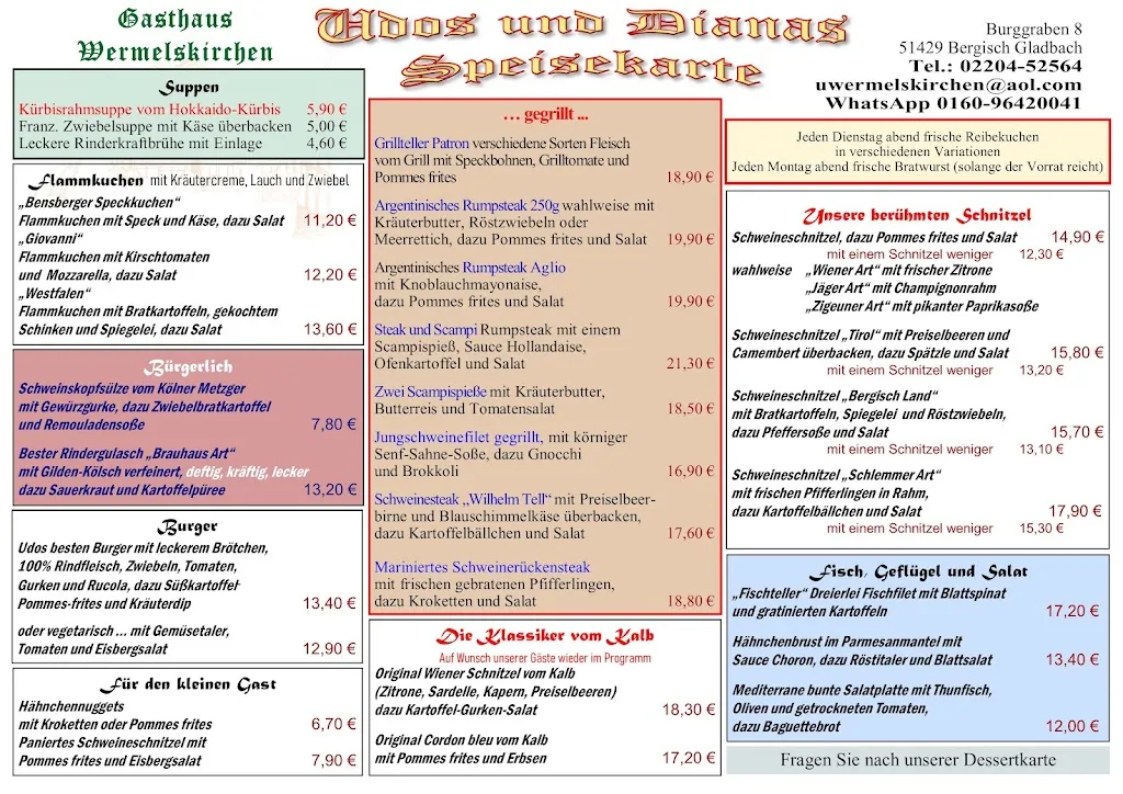 Menu_Gasthaus Wermelskirchen_Gladbach_image_1