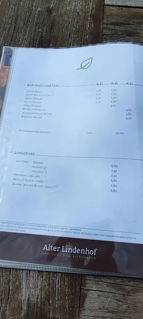 Menu_Restaurant „Alter Lindenhof