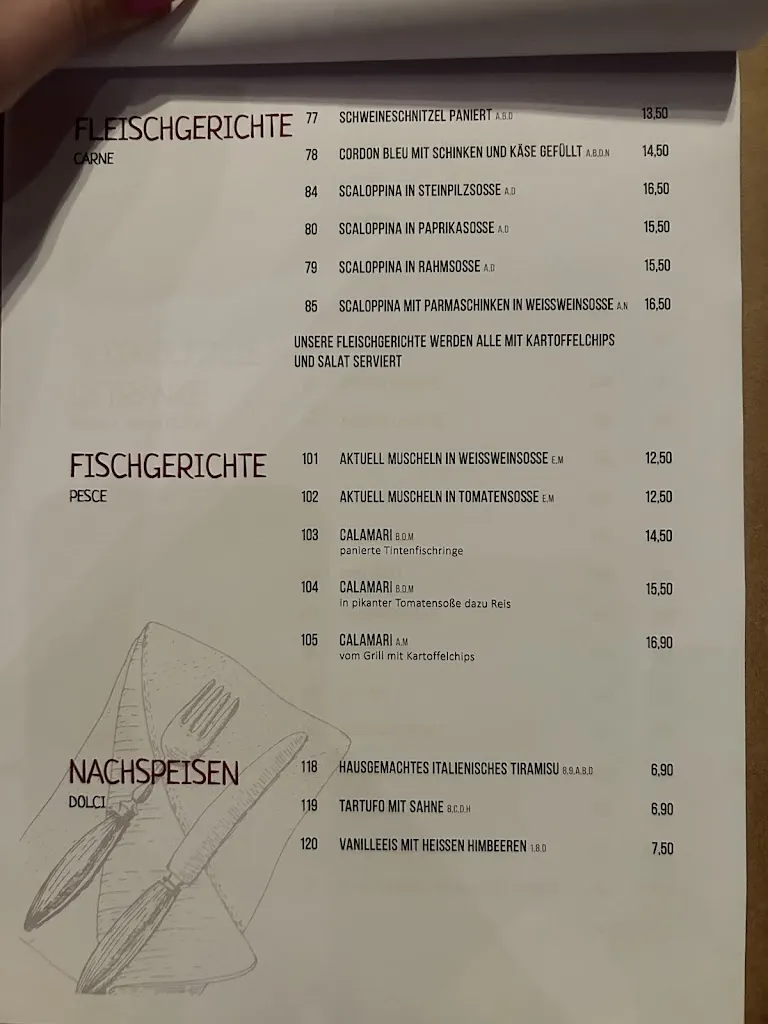 Menu_Pantaleo Ristorante_Forchheim_image_1