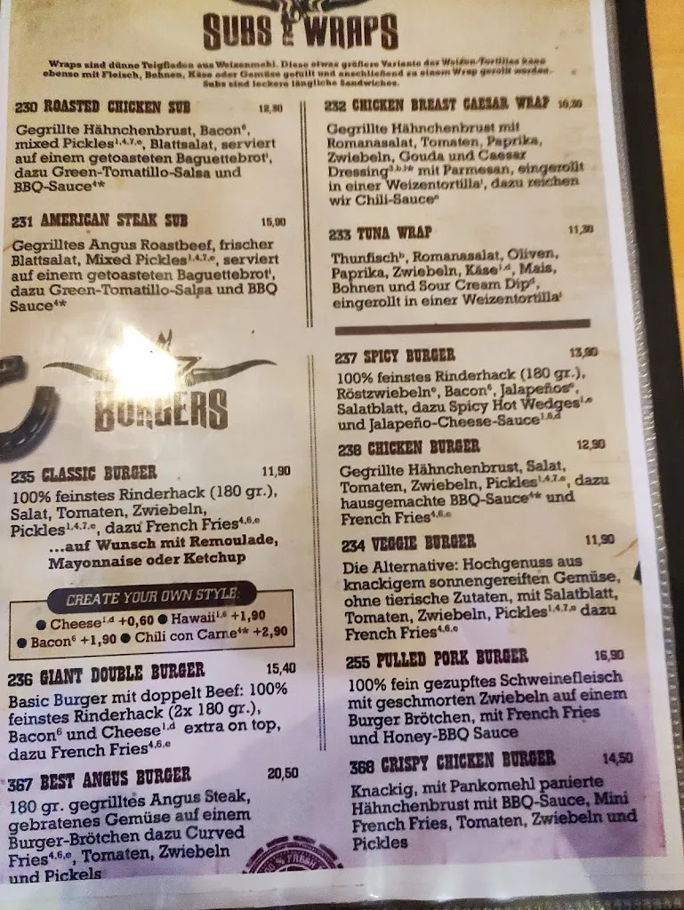 Menu_Jam's Restaurant_Gladbach_image_2