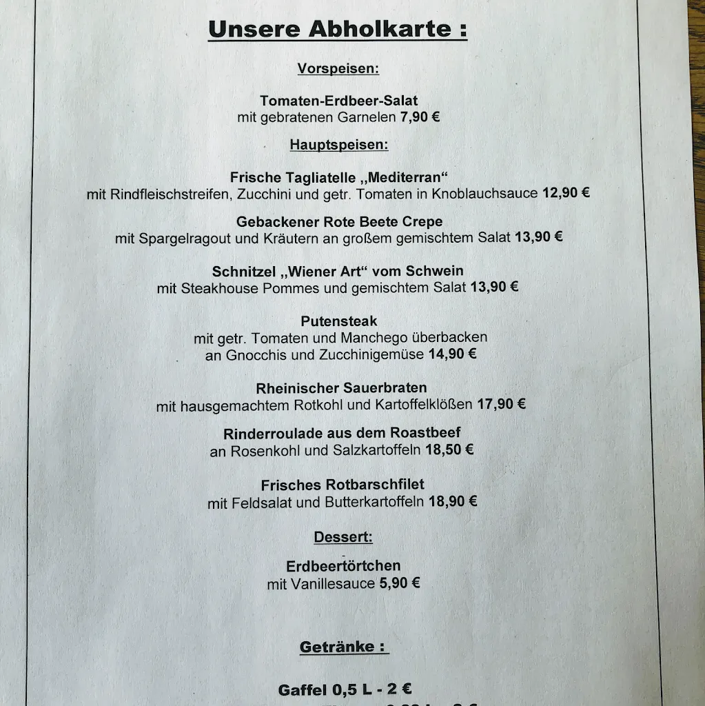 Menu_Schlüters in Weidenpesch_Köln_immagine_1