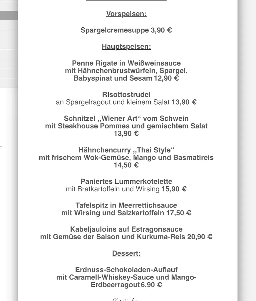 Menu_Schlüters in Weidenpesch_Köln_immagine_3