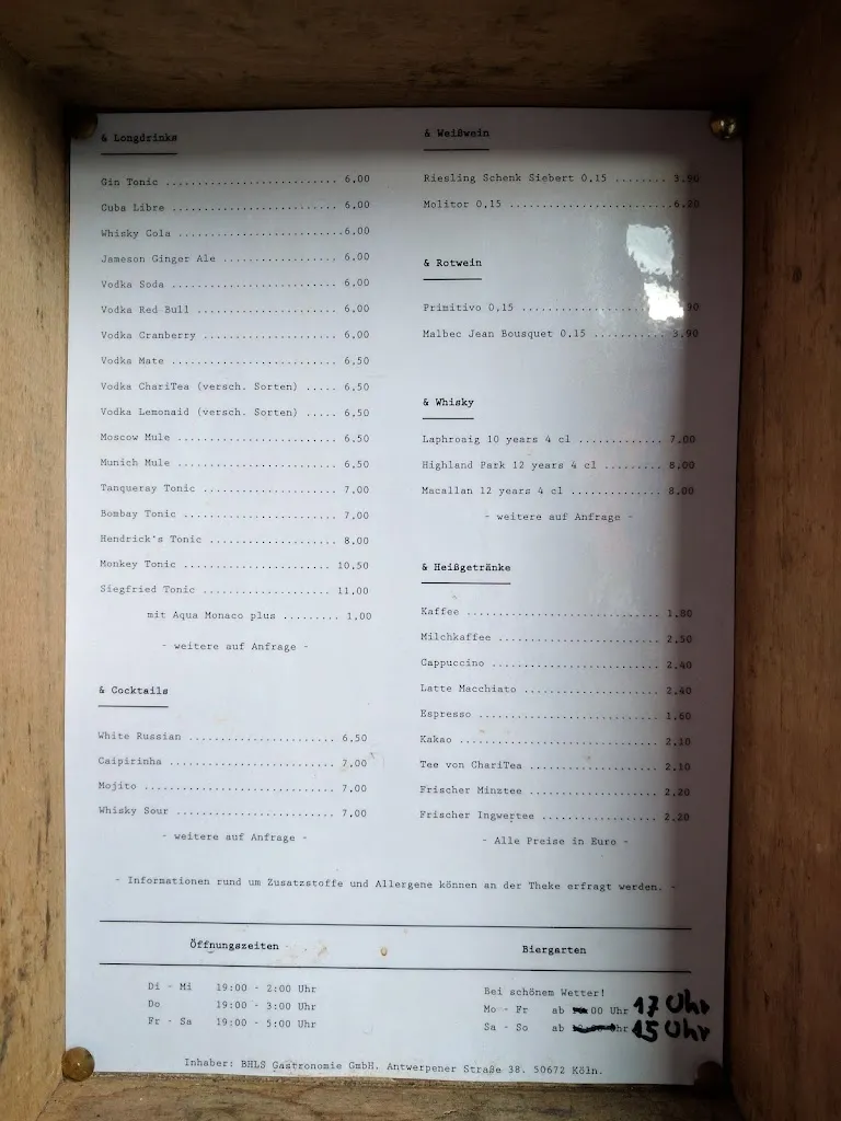 Menu_Bumann & SOHN_Köln_immagine_2