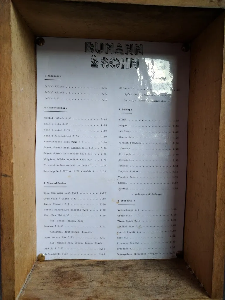 Menu_Bumann & SOHN_Köln_immagine_4