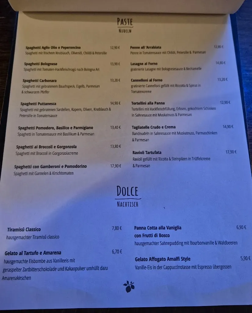 Menu_Trattoria Amalfi_Köln_image_1