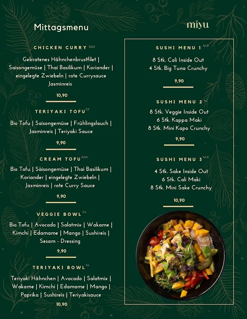 Menu_Miyu - Finest Sushi & Asian Cuisine - Köln_Köln_immagine_1