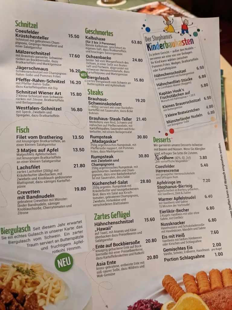 Menu_Brauhaus Stephanus_Coesfeld_image_1