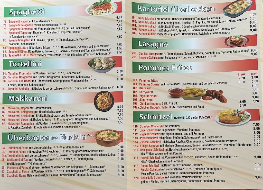 Pizzeria Bella Italia restaurant in Coesfeld