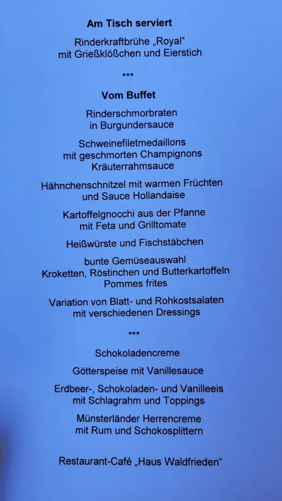 Menu_Haus Waldfrieden_Dülmen_image_1