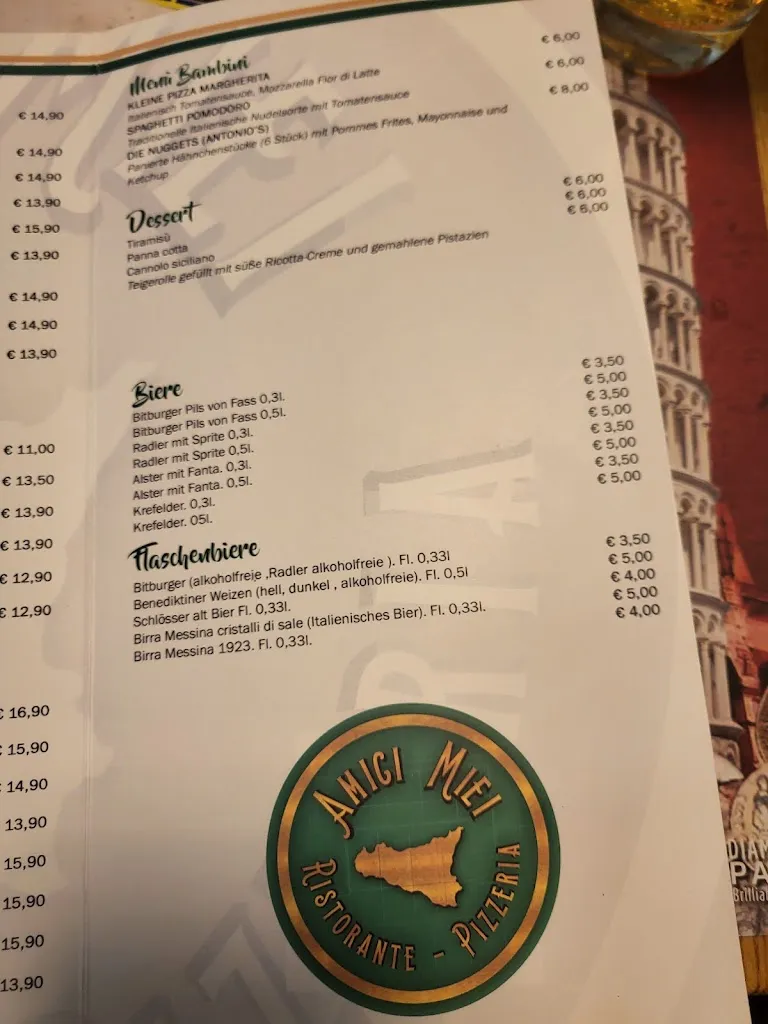 Menu_Amici Miei - Italienisches Restaurant Dülmen_Dülmen_image_3