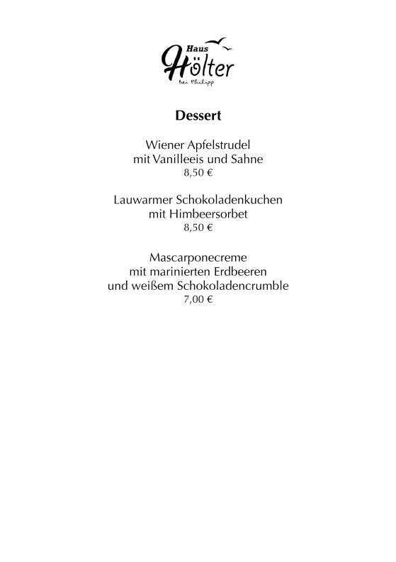 Menu_Haus Hölter bei Philipp - Restaurant | Biergarten | Lounge_Castrop-Rauxel_image_4