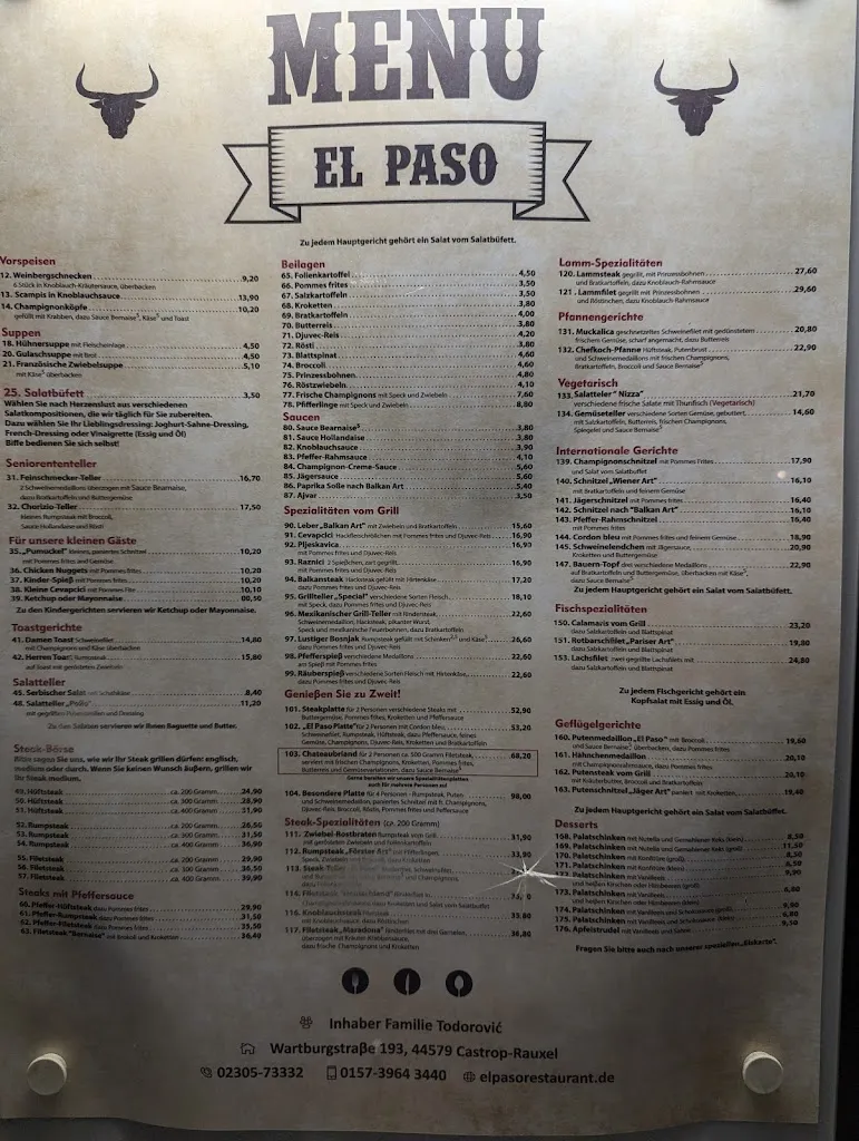 Menu_Steakhaus El Paso_Castrop-Rauxel_immagine_4