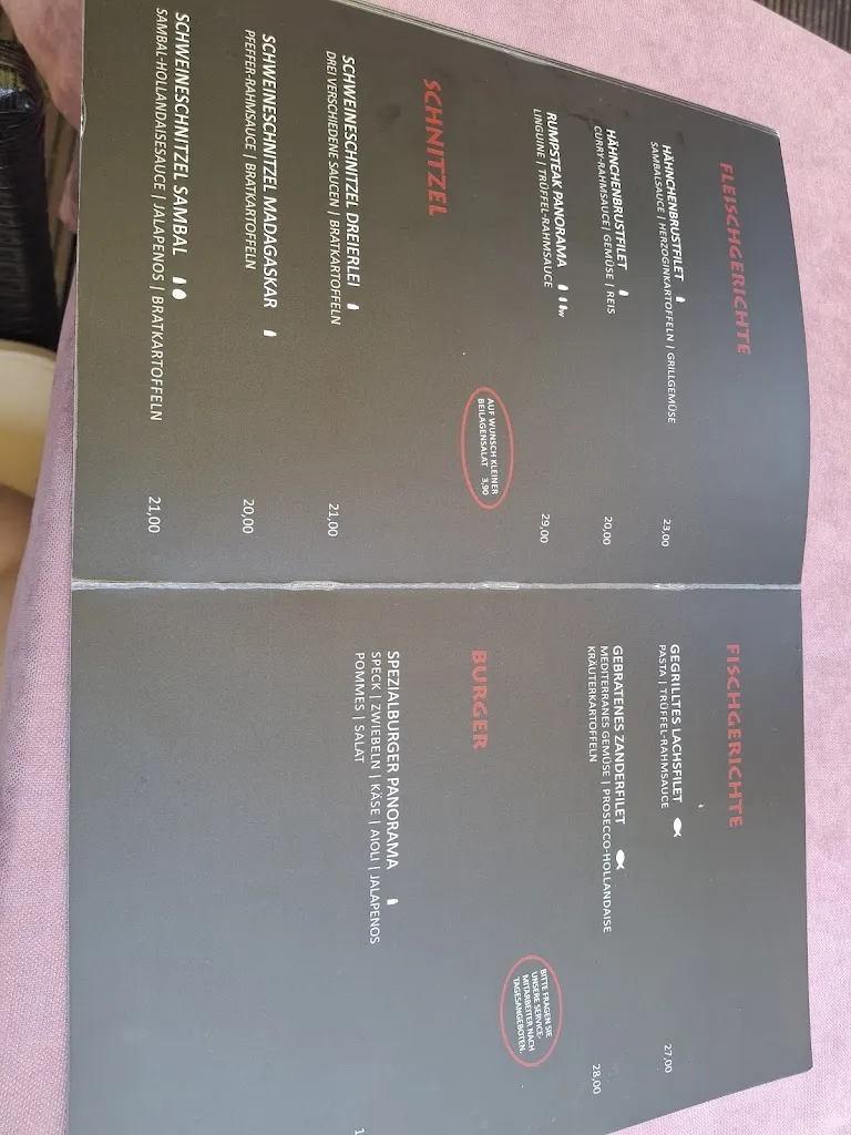 Menu_Restaurant & Cafe Panorama Am Stadtgarten_Castrop-Rauxel_immagine_1