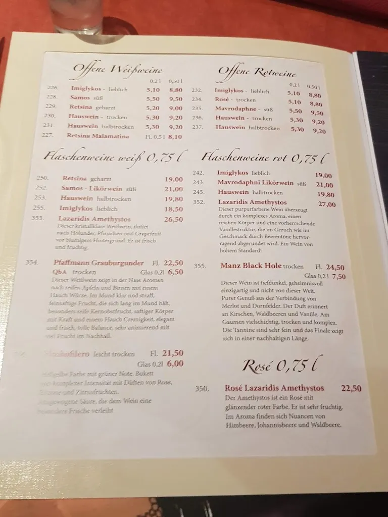 Menu_Restaurant Metaxa_Castrop-Rauxel_immagine_2
