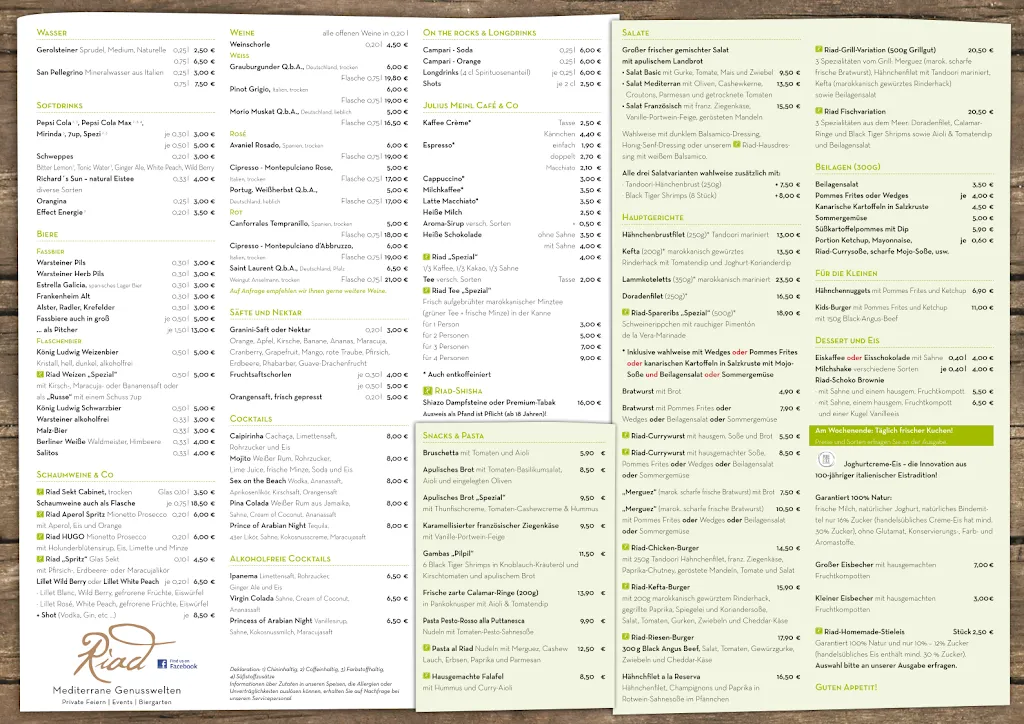 Menu_Riad Mediterrane Genusswelten_Castrop-Rauxel_image_1