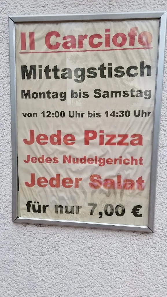 Menu_Il Carciofo Restaurant Pizzeria_Castrop-Rauxel_immagine_1