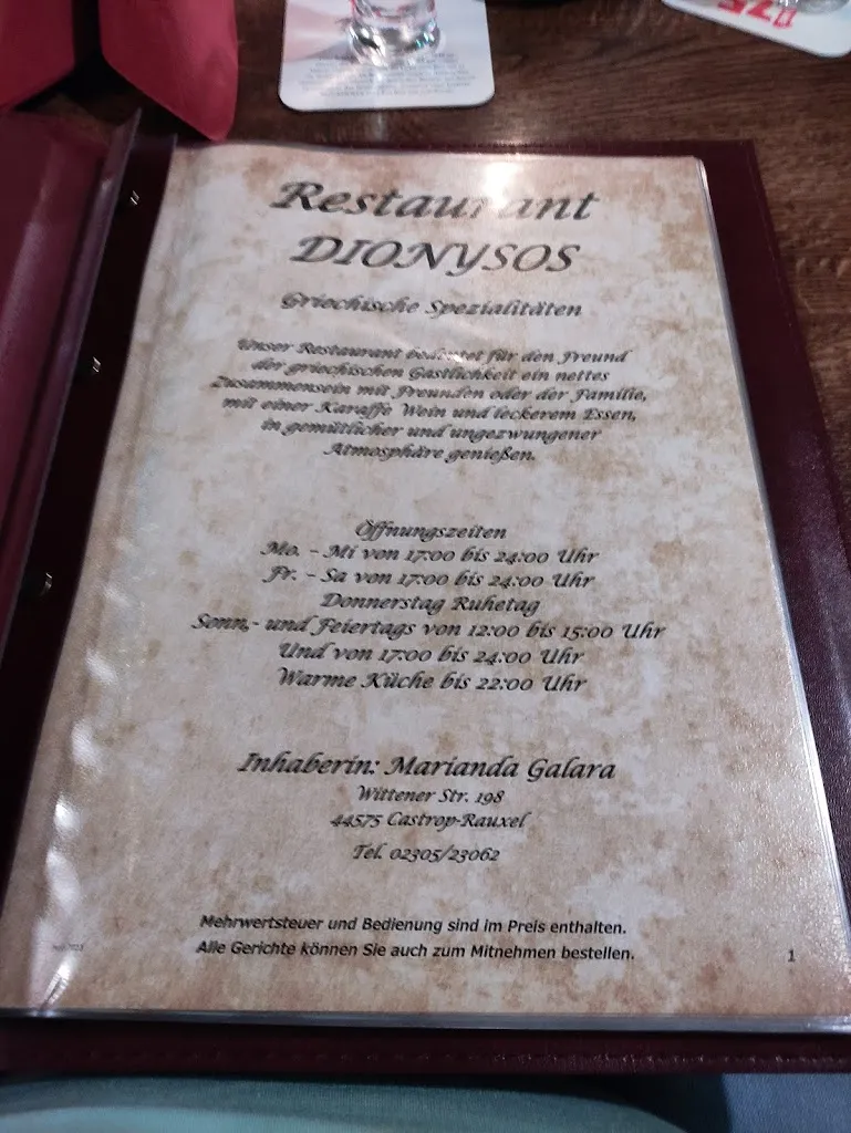 Menu_Restaurant Dionysos_Castrop-Rauxel_image_4