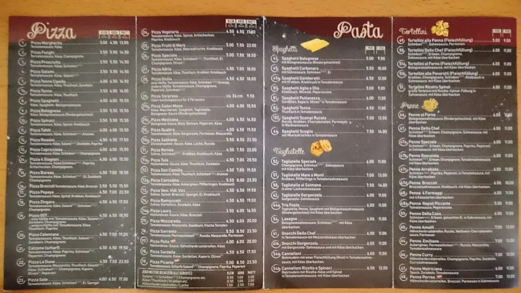 Menu_Pizzeria Le Dune_Castrop-Rauxel_image_3