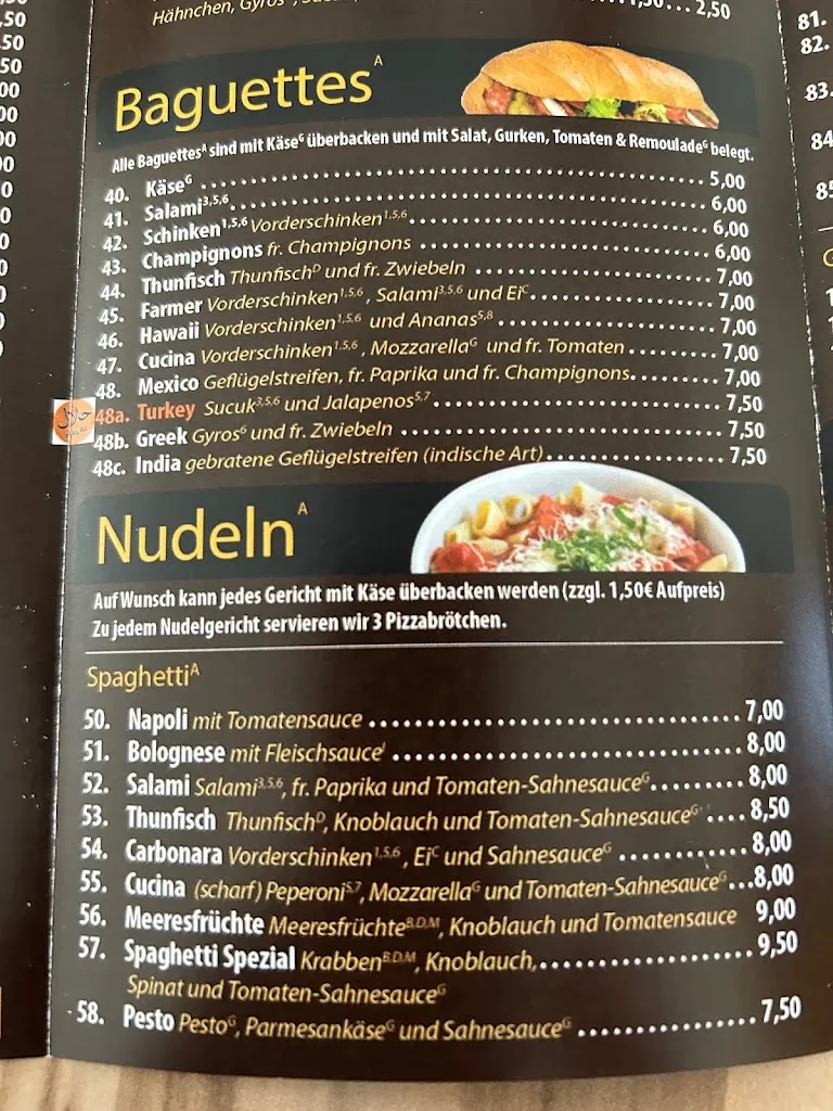 Menu_Pizzeria Cucina Castrop-Rauxel_Castrop-Rauxel_image_4