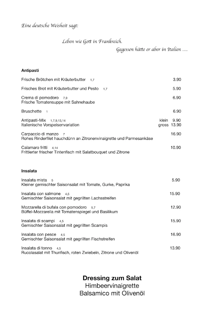 Menu_The Place - Ristorante_Datteln_immagine_3