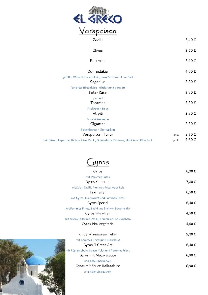 Menu_El Greco_Datteln_image_2