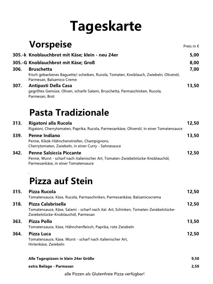 Menu_Michele's Pizzeria_Delbrück_image_1