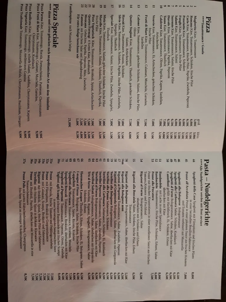 Menu_Pizzeria No. 1 Verwaltungs- gesellschaft mbH_Delbrück_image_1