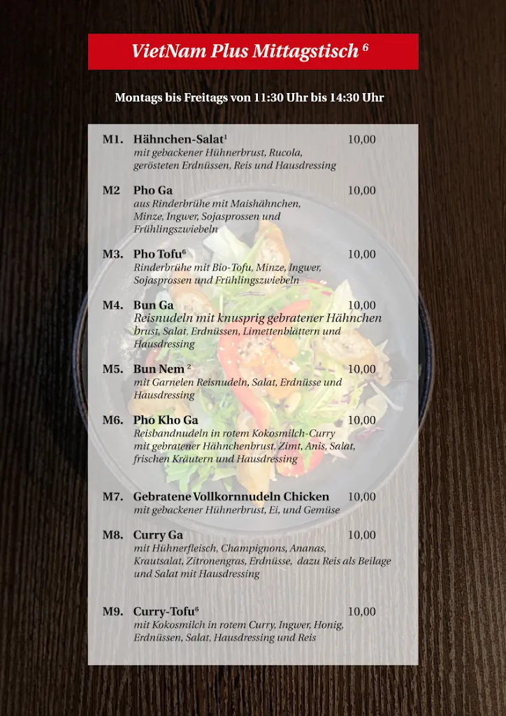 Menu_Restaurant Viet Nam PLUS 2_Hövelhof_image_1