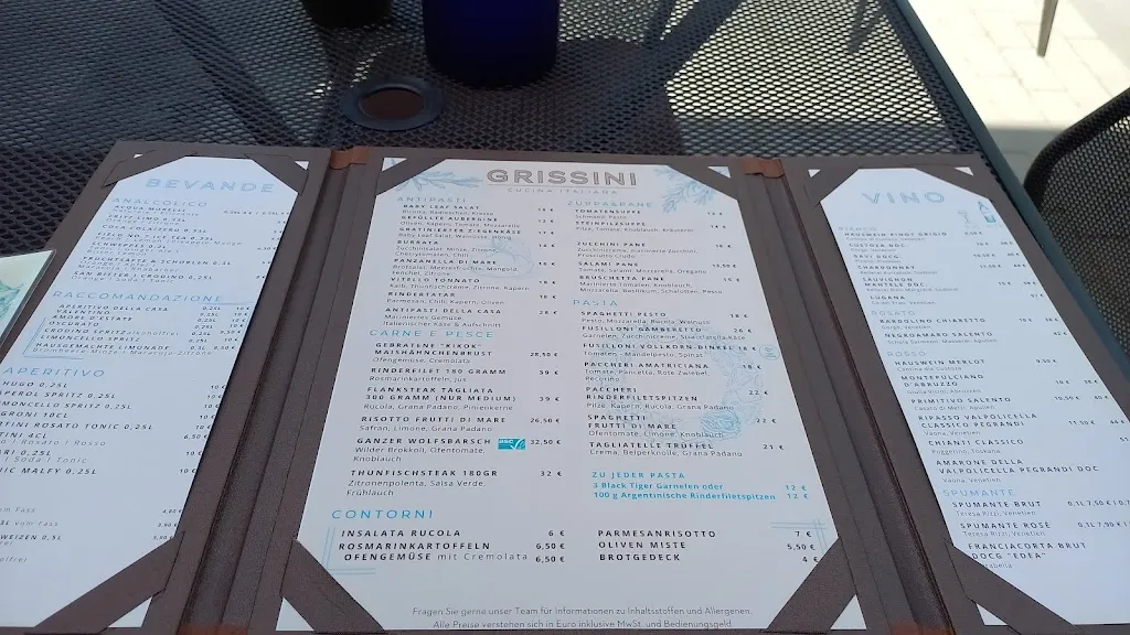 Menu_Grissini Restaurant & Terrasse_Köln_image_3