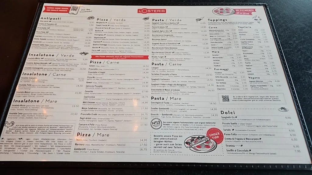 Menu_L'Osteria Cologne Deutz_Köln_image_2