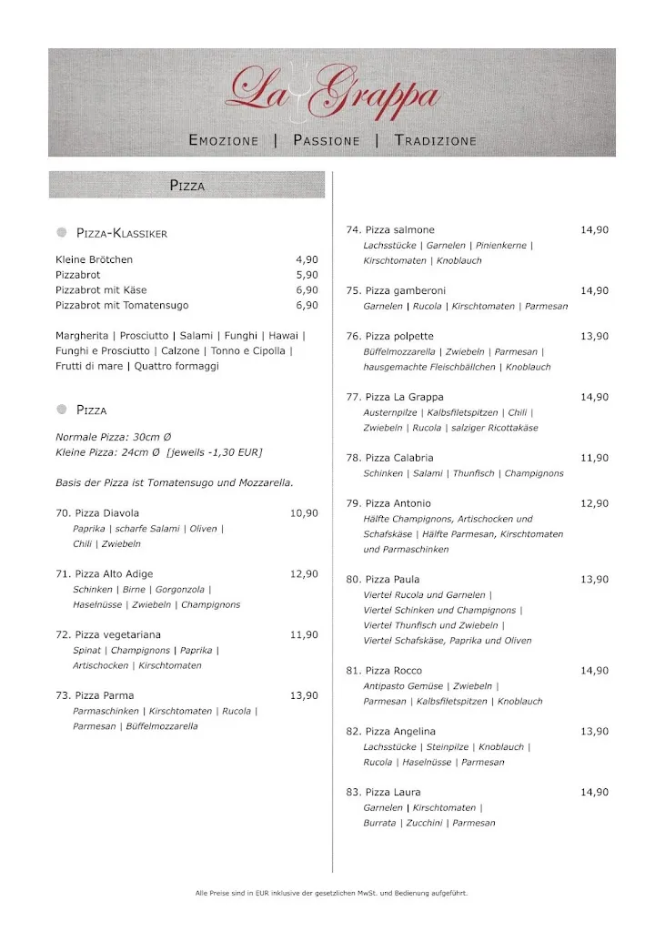 Menu_Ristorante La Grappa GmbH_Detmold_immagine_3