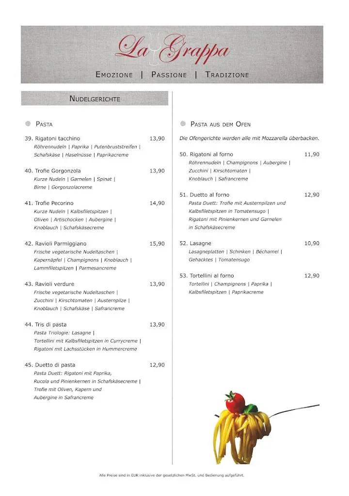 Menu_Ristorante La Grappa GmbH_Detmold_immagine_4
