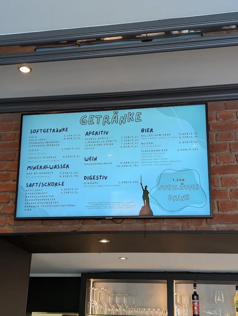 Menu_Gastronomie am Hermannsdenkmal_Detmold_immagine_1