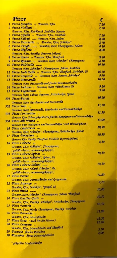 Menü_Ristorante Pizzeria Etna_Detmold_Bild_1