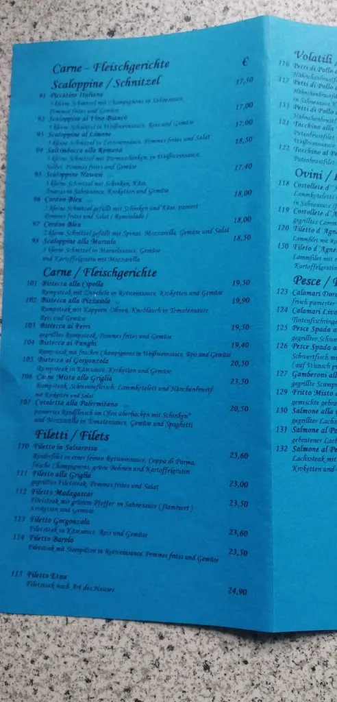 Menü_Ristorante Pizzeria Etna_Detmold_Bild_2