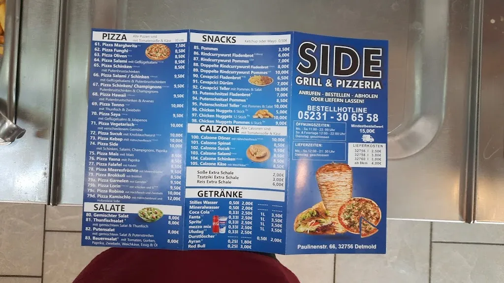 Menu_SIDE Grill & Pizzeria_Detmold_immagine_2