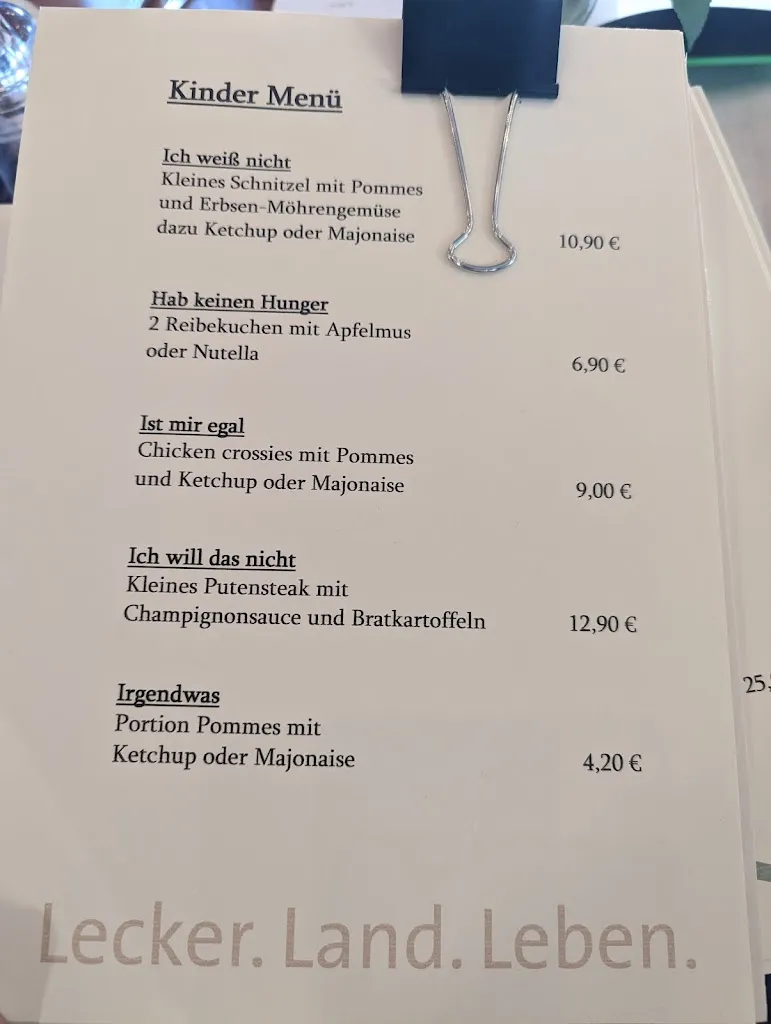 Menu_Tannenhof Hotel - Restaurant - Café - Kalletal_Kalletal_immagine_2