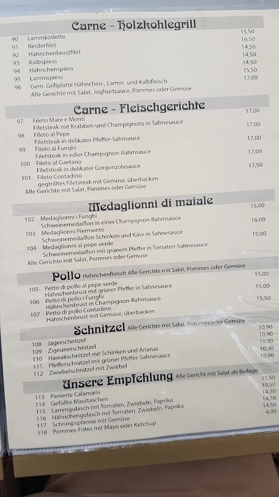 Menu_Grottaminarda Ristorante Pizzeria_Dinslaken_image_1