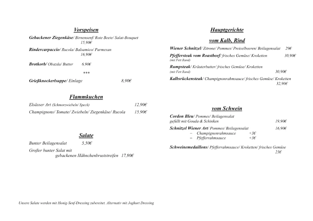 Menu_Landgasthaus Hubertus_Dormagen_image_1
